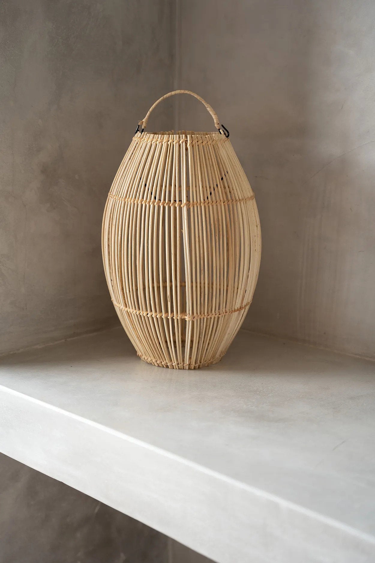 Bazar Bizar Zuri Hanglamp naturel M