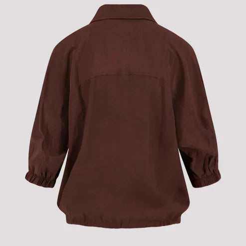 Zusss | Blouse marocain bruin