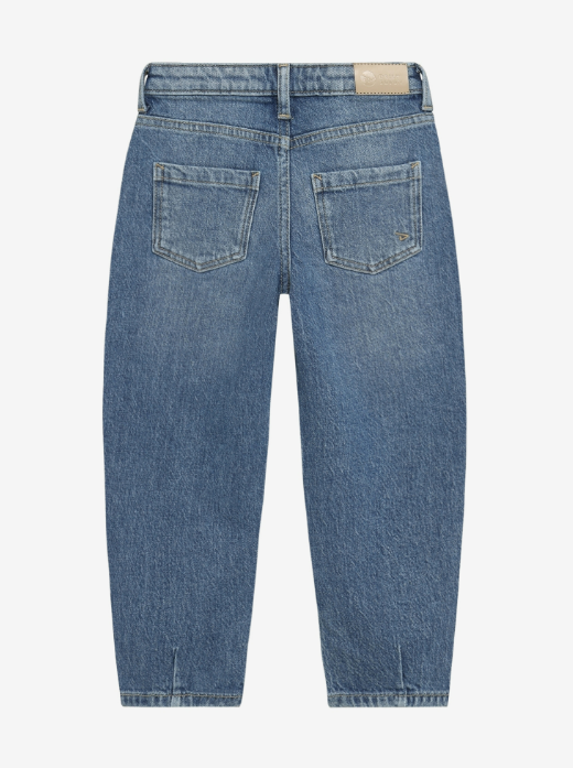 Daily7 | Jeans denim barrel fit print