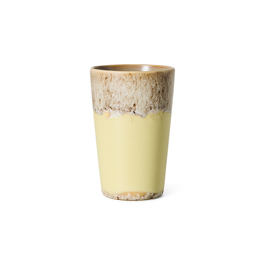 HK Living | 70s ceramics: tea mug, custard
