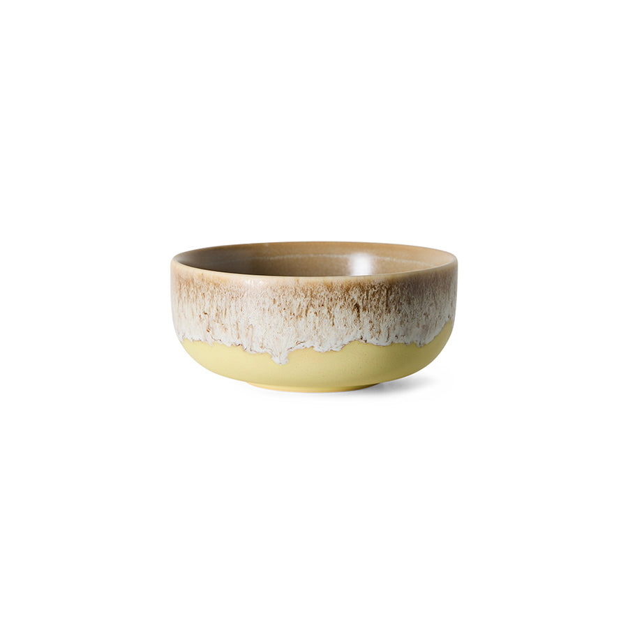 HK Living | 70s ceramics: tapas bowl, custard