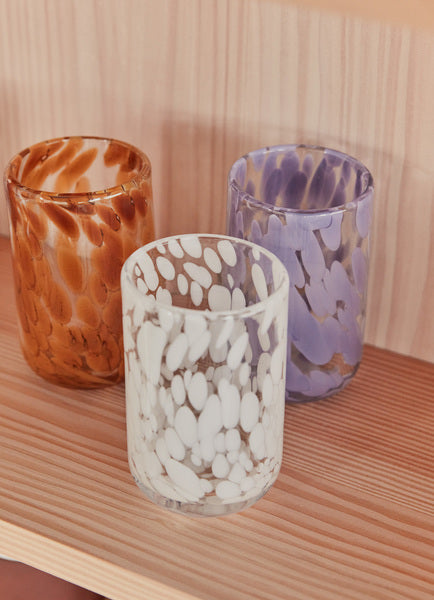 OYOY Living Jali Drinkglas blauw