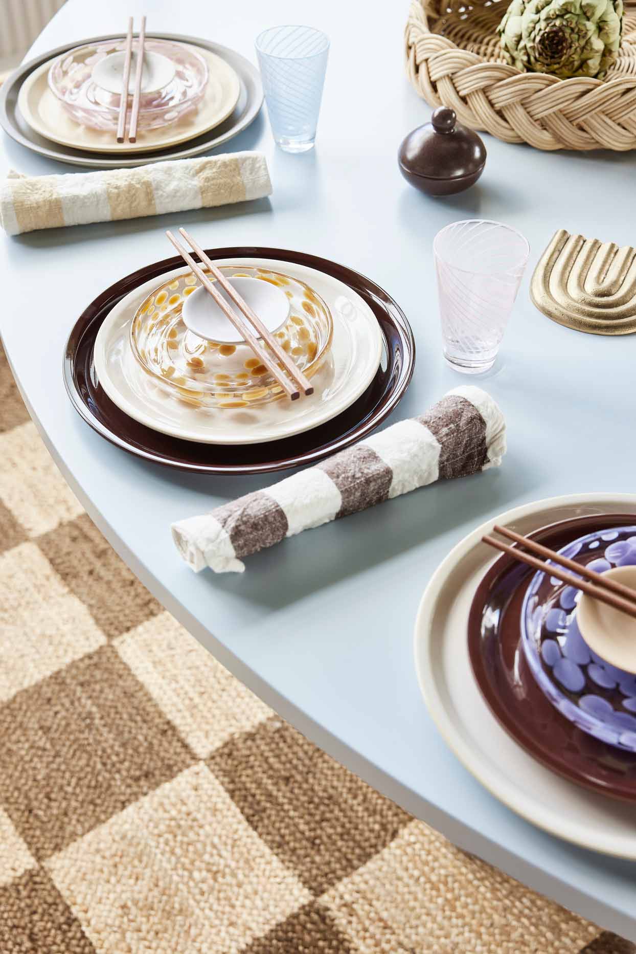 OYOY Living Jali Dessert bordje bruin