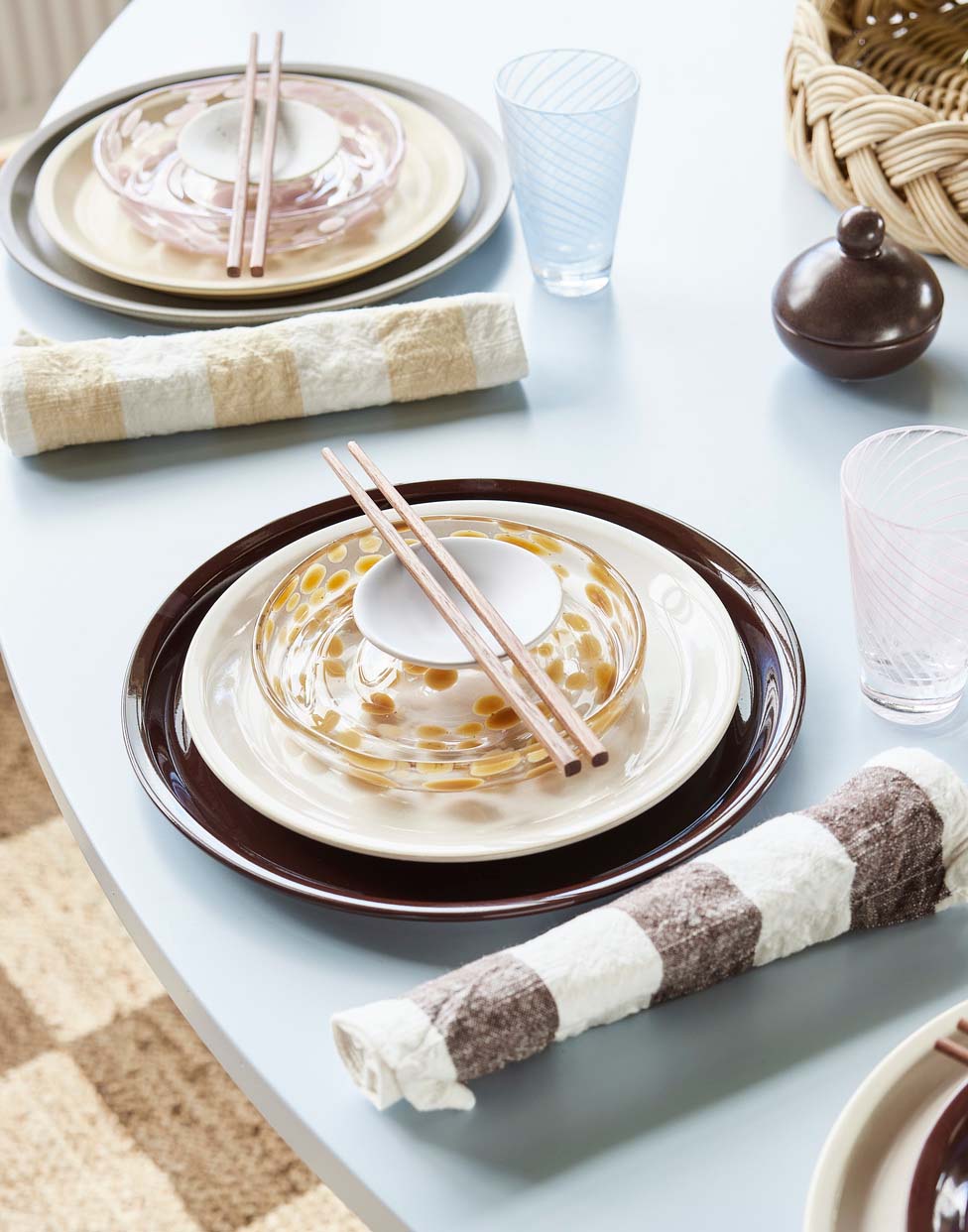 OYOY Living Jali Dessert bordje bruin
