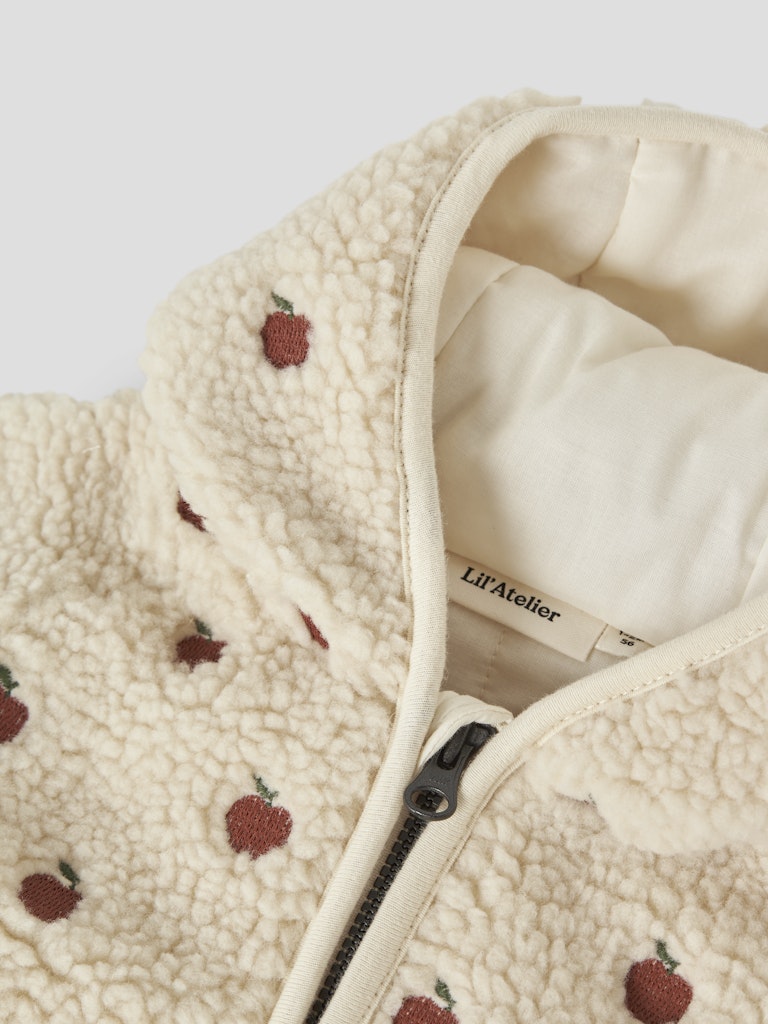 Lil Atelier | Jacket Nalo Sia Sherpa turtledove apples