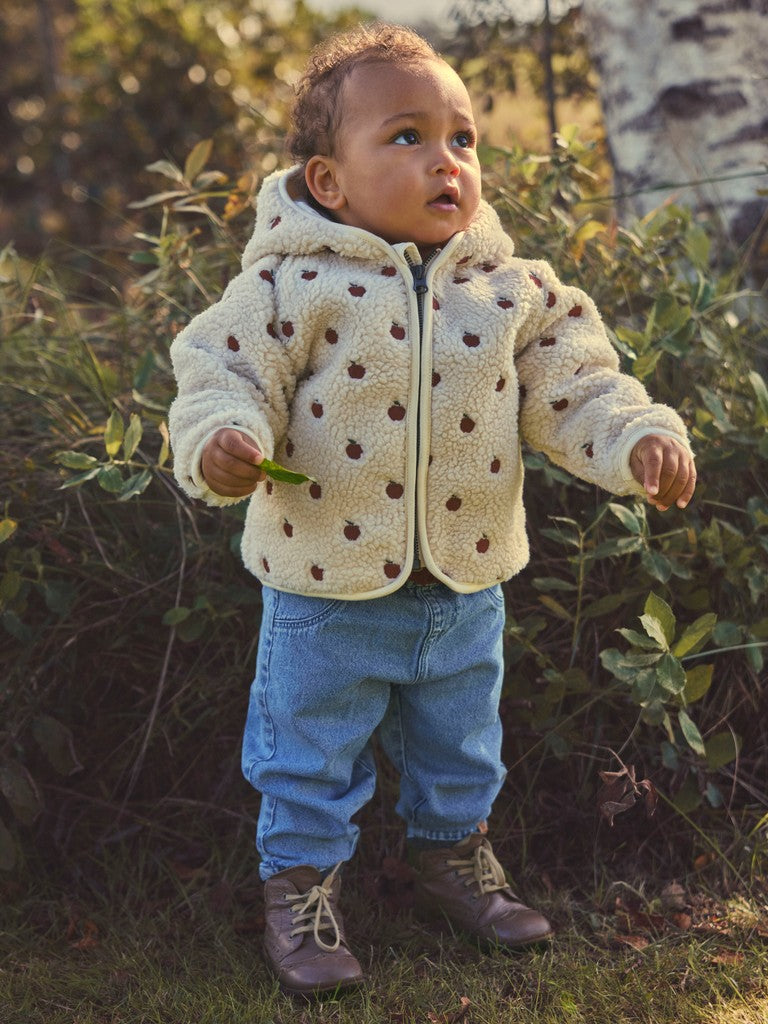 Lil Atelier | Jacket Nalo Sia Sherpa turtledove apples