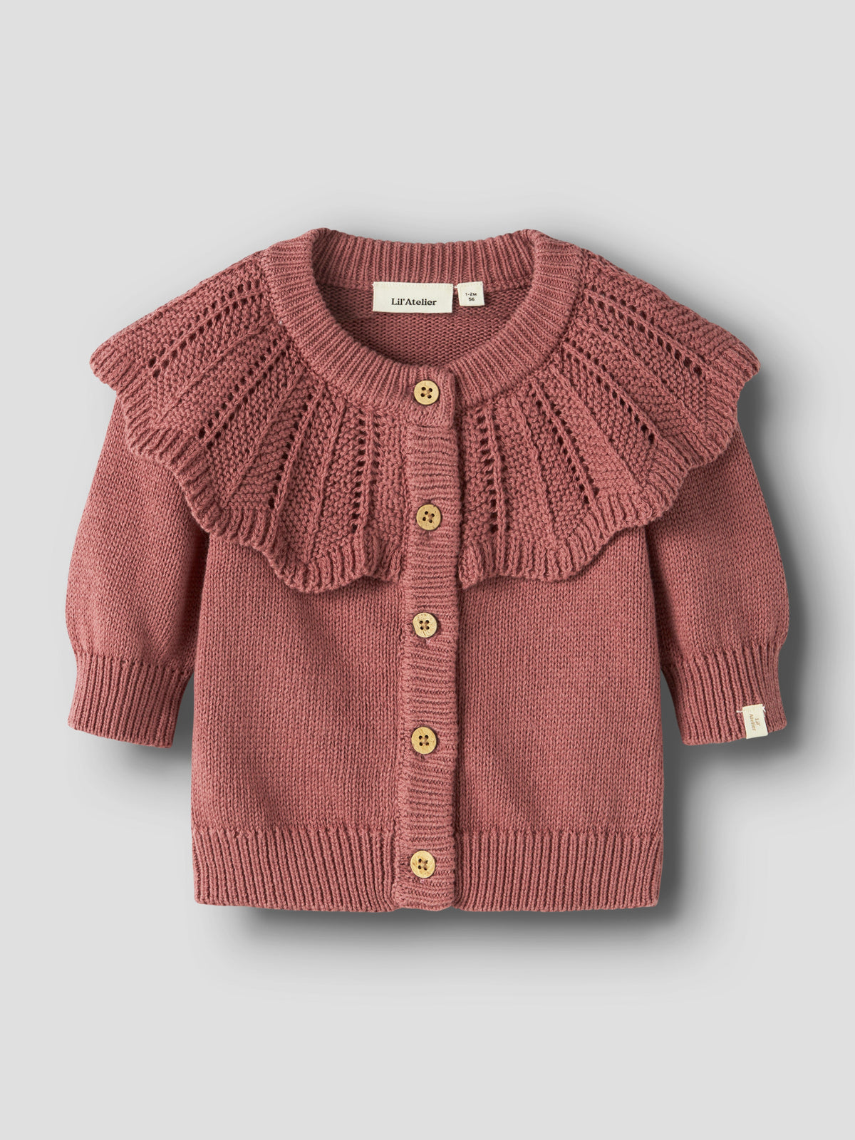 Lil Atelier | Gebreid vest Noda withered rose