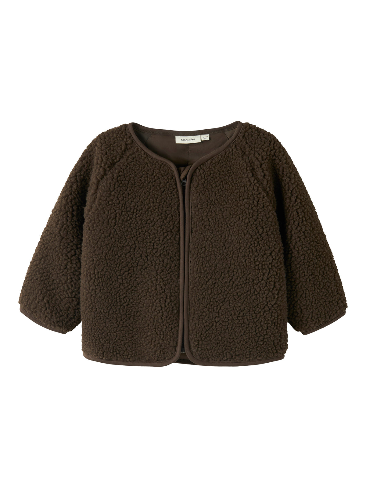 Lil Atelier | Jas Nalo Bia sherpa dark earth