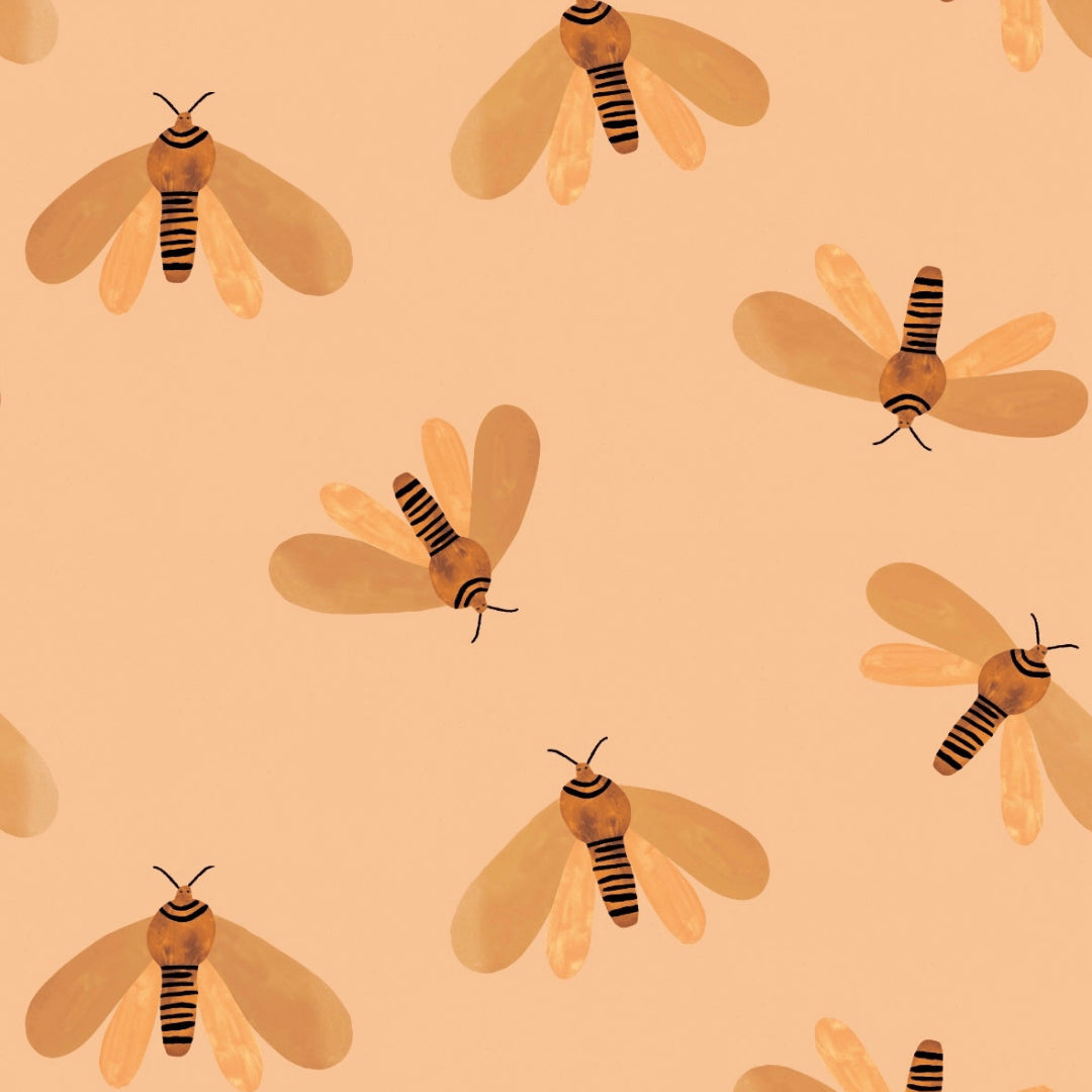 Meet Me at the Wall Behang Moth Sun | Aniek Bartels 270x50cm