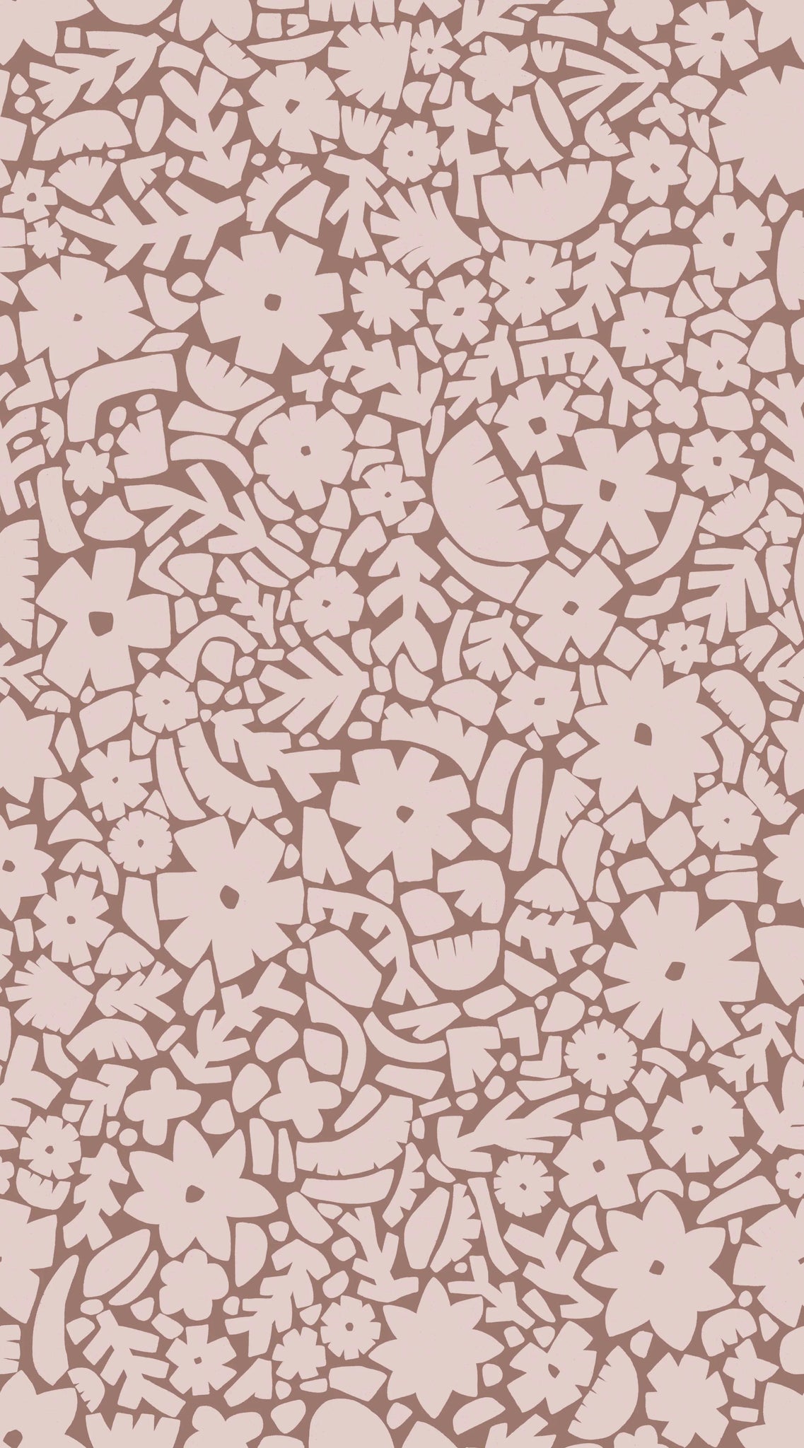 Behang Meet Me at the Wall - Flowerfield Warm Taupe  - Naturel Noord 320cm