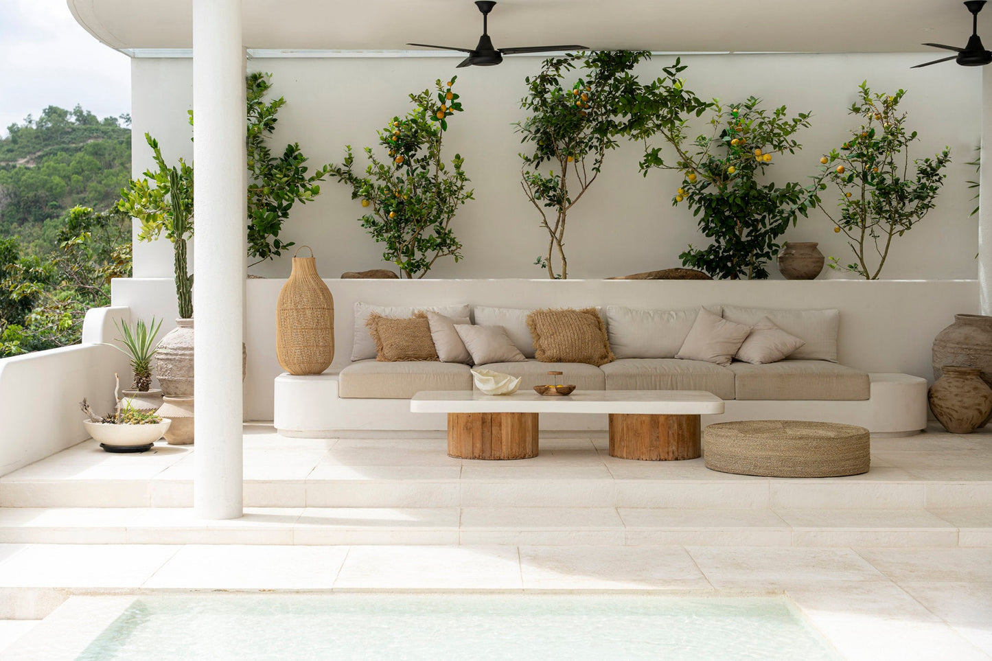 Bazar Bizar | Poef XL naturel