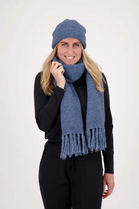 Zusss | Strickmütze graublau