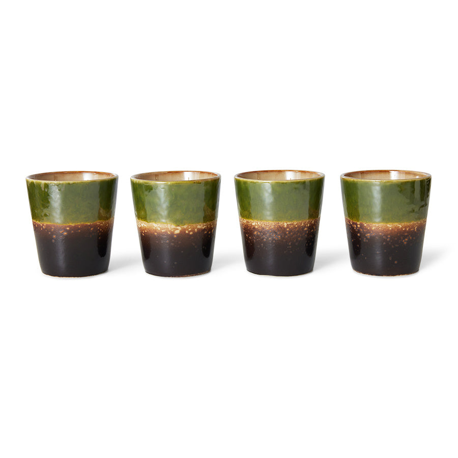 HK Living | 70's servies koffiekopje Algae