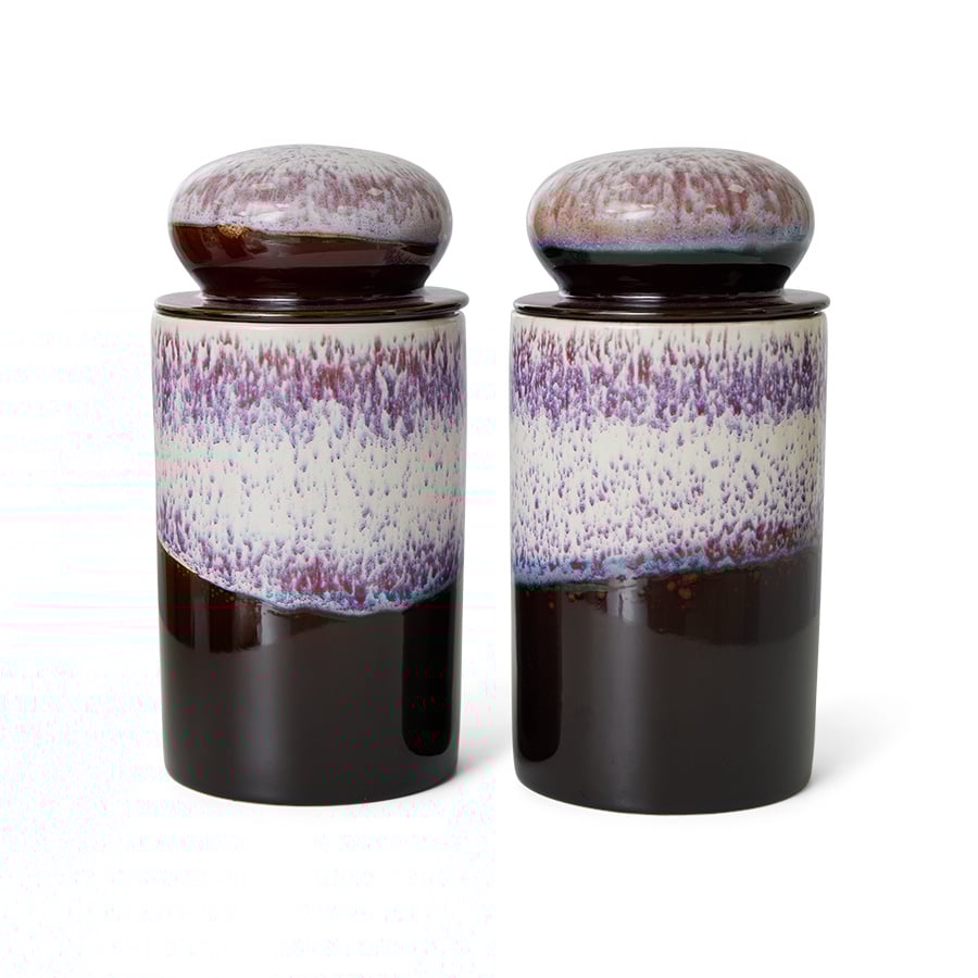 HK Living | 70's servies voorraadpot yeti