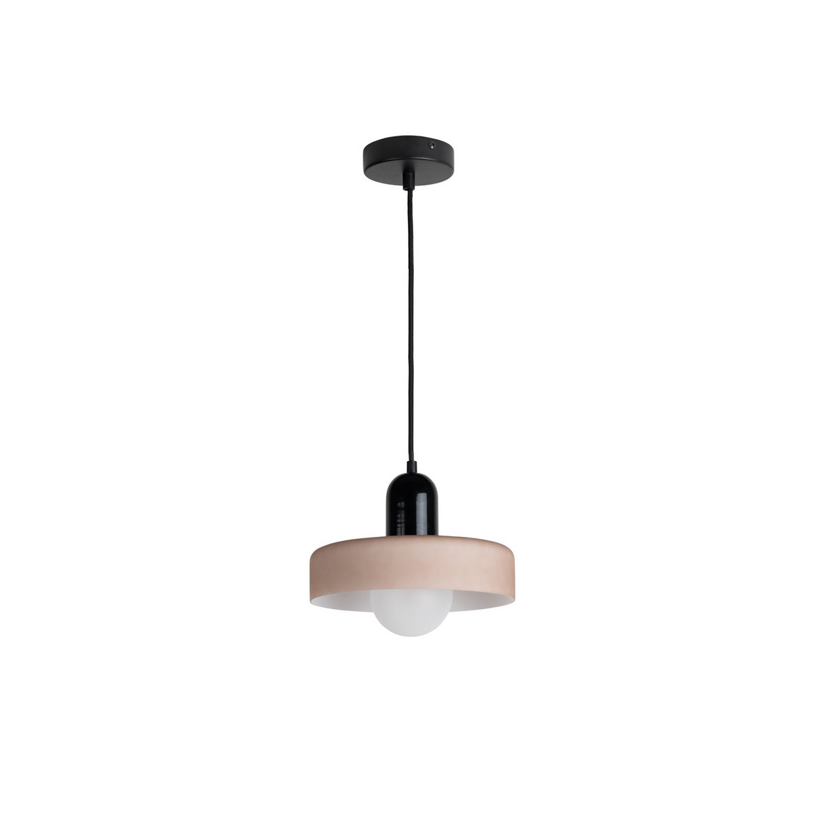 Leitmotiv Hanglamp Opaco Grato Warm Grijs Glas