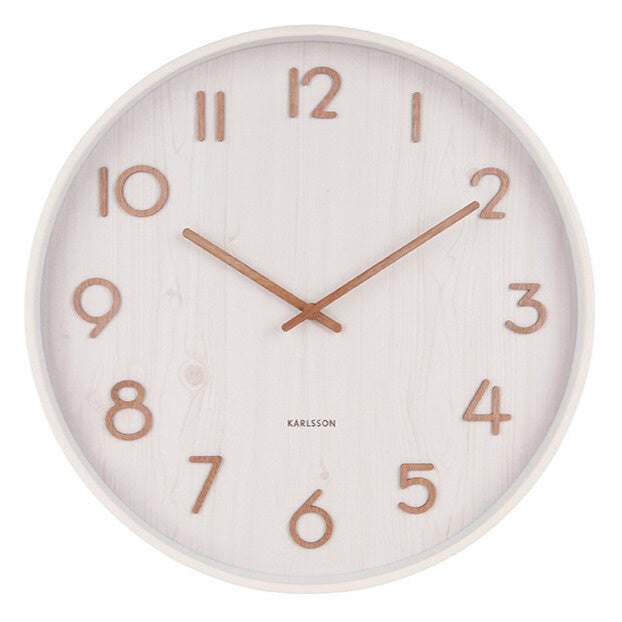 Karlsson | Wandklok Pure wit 60cm