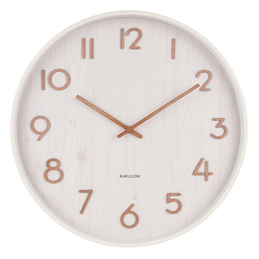 Karlsson | Wandklok Pure wit 60cm