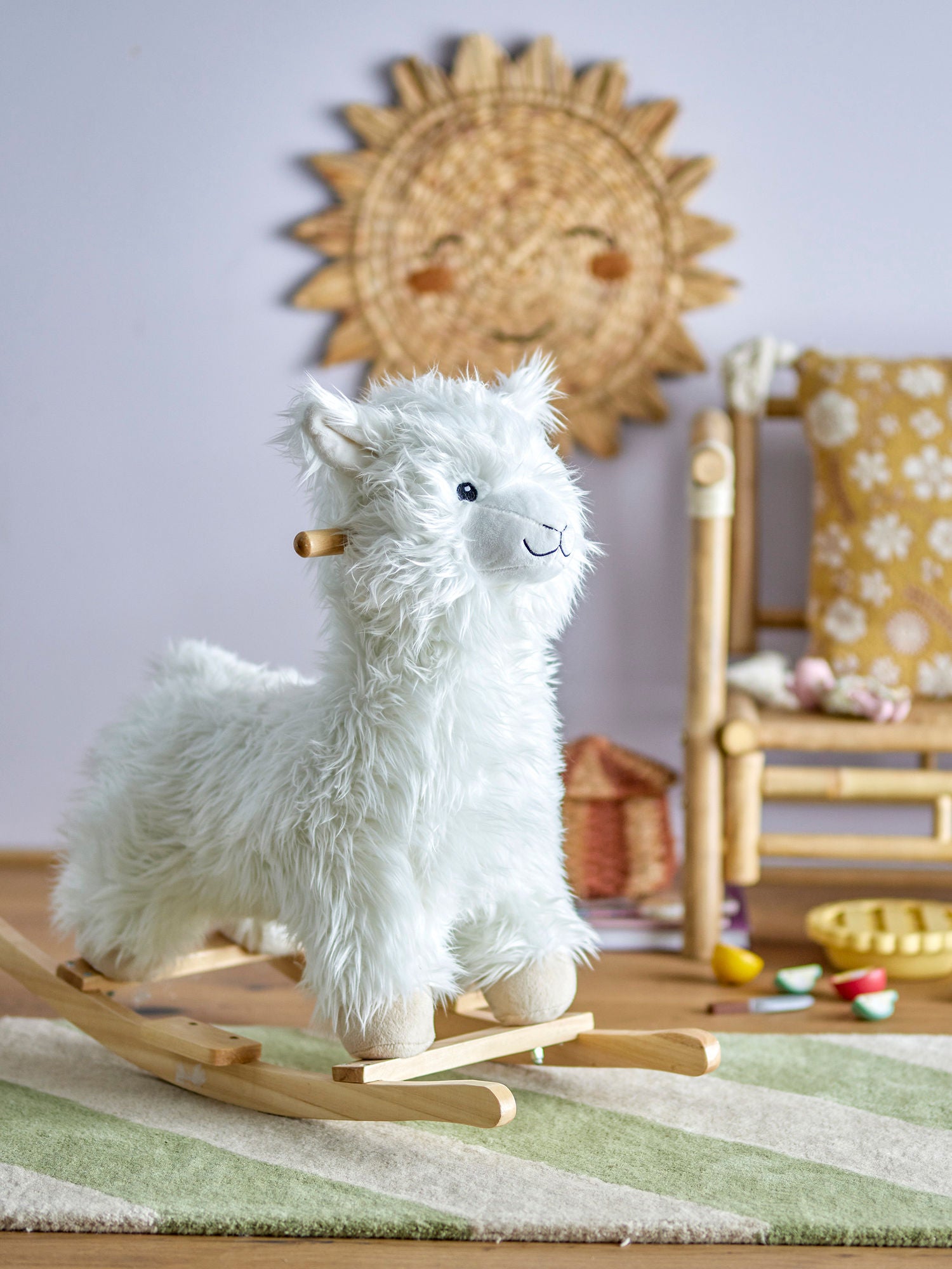 Bloomingville MINI Kinto Hobbeldier Lama wit