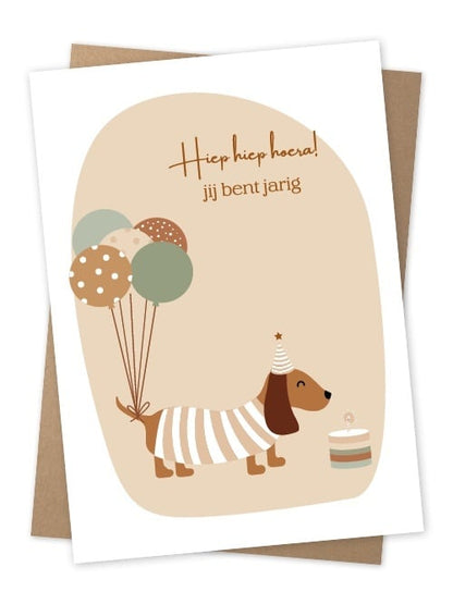 Jots | Grußkarte hip hip hurra