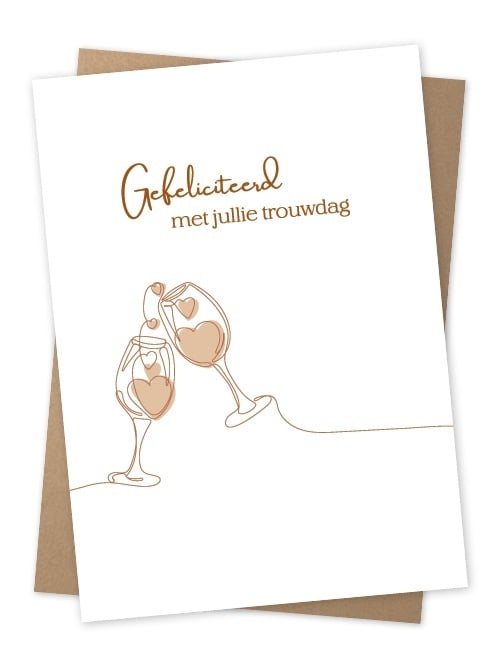 Jots | Wenskaart gefeliciteerd met jullie trouwdag