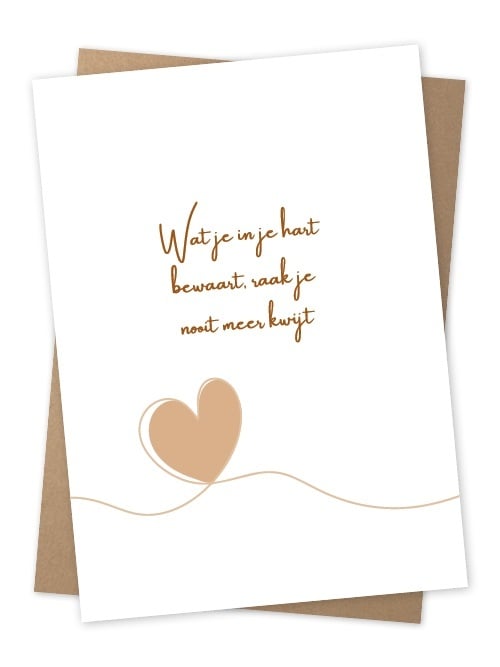 Jots | Grußkarte, die dich in deinem Herzen bewahrt
