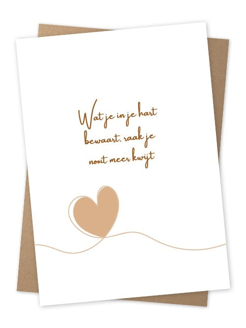 Jots | Grußkarte, die dich in deinem Herzen bewahrt