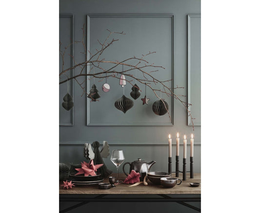 Broste Copenhagen | Papieren engel rood 10x12.5cm