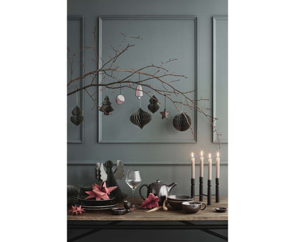 Broste Copenhagen | Papieren engel rood 10x12.5cm