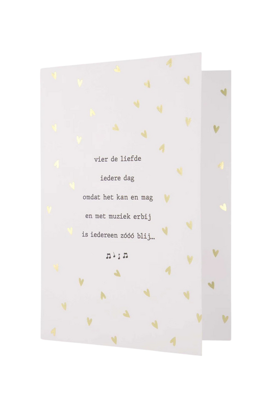 Zusss | Wenskaart muziek vier de liefde