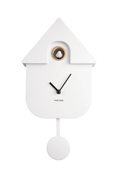 Karlsson | Weiße Kuckucksuhr