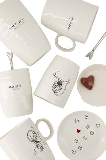 Zusss | 3D-Herzschale weiß/portugiesisch