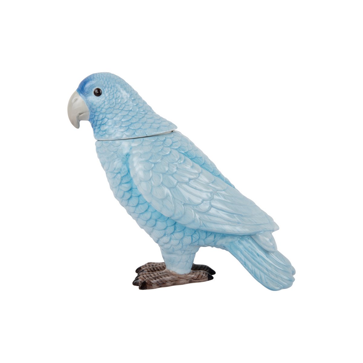 Present Time Voorraadpot Vogel blauw