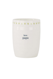 Zusss | Koffiemok lieve papa wit / lichtgroen