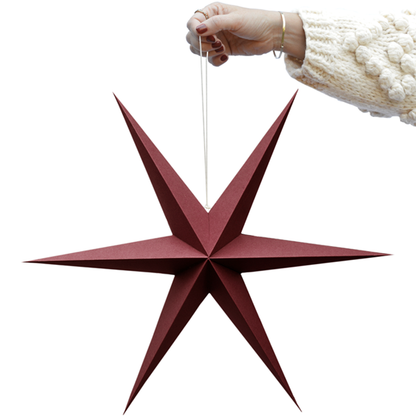 Delight Department | Kerst ster rood set van 2