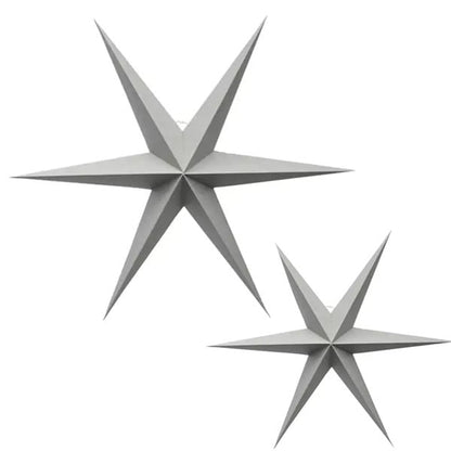 Delight Department | Kerst ster warm grijs set van 2