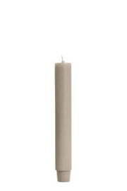 Rustiklys | Tafelkerze 18 cm Leinen