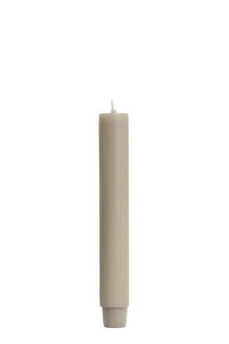 Rustiklys | Tafelkerze 18 cm Leinen