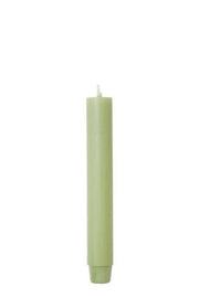 Rustiklys | Tafelkerze 18 cm Salbei
