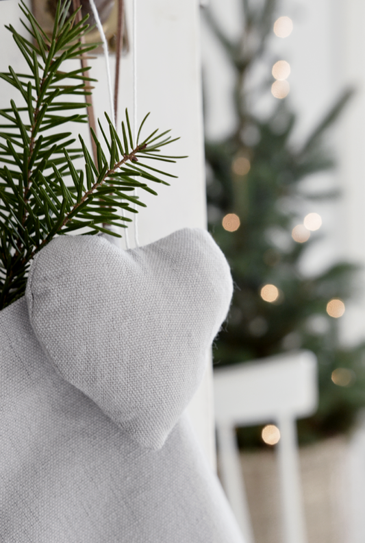 Delight Department | Katoenen hartje grijs