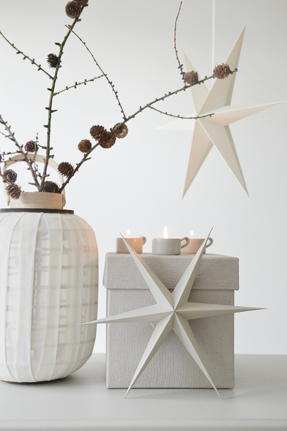 Delight Department | Kerst ster warm grijs set van 2