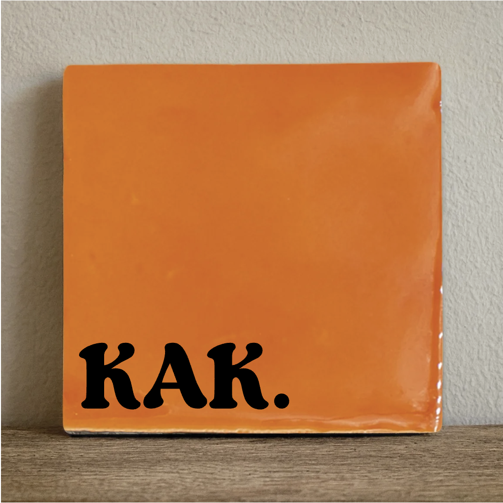 Tegeltje kak