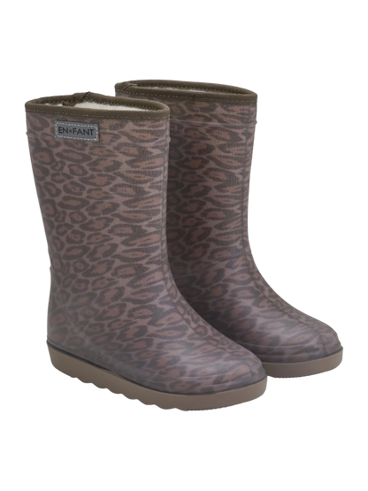 Kinder | Thermostiefel Leoparden-Kiefernrinde