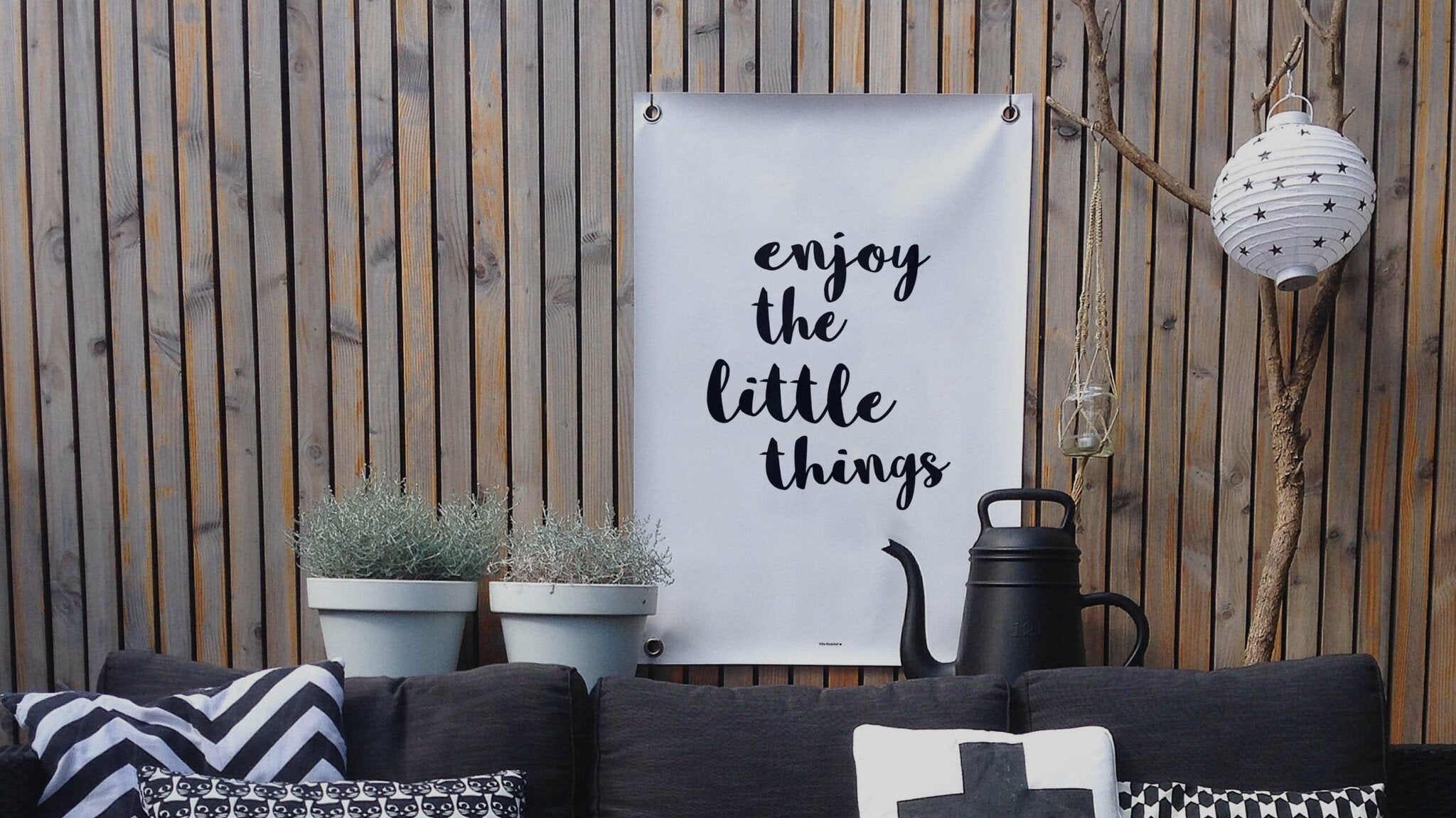 VM | Tuinposter Enjoy Little Things