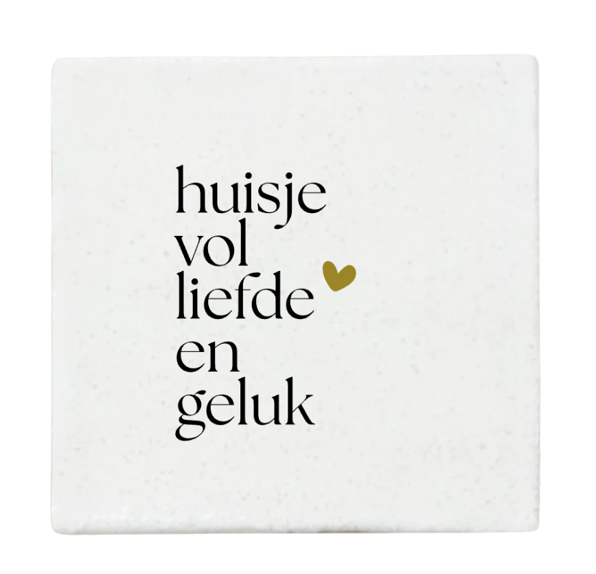 Label2X | Tegeltje huisje vol liefde