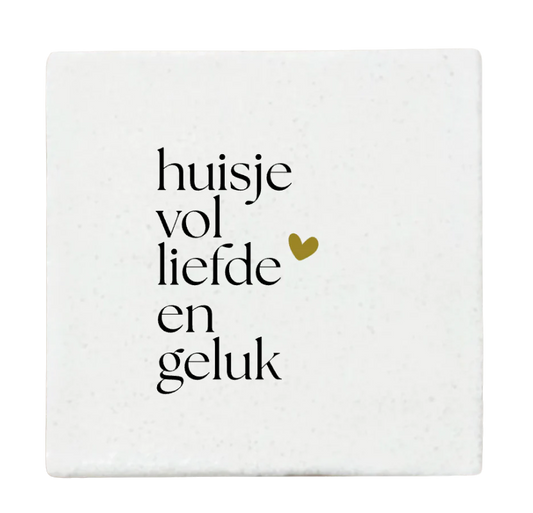 Label2X | Tegeltje huisje vol liefde