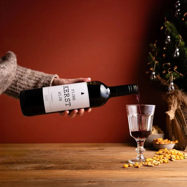Flessenwerk | Rode wijn Fijne kerstwijn
