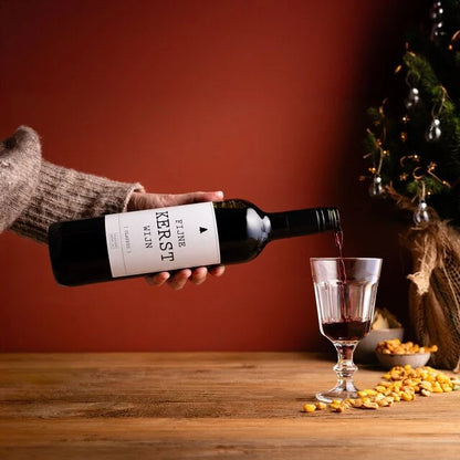 Flessenwerk | Rode wijn Fijne kerstwijn