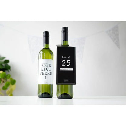 Flessenwerk  | Witte wijn Gefeliciteerd!