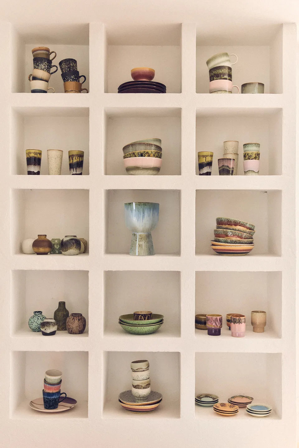 HK Living | 70's servies koffiekopje Petal