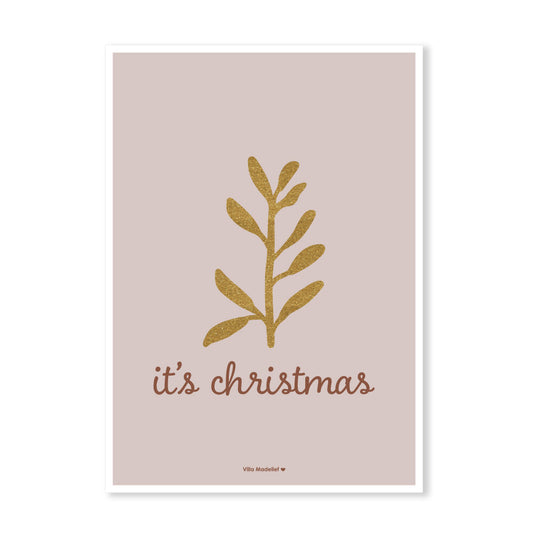 Villa Madelief | Kerstkaart it's christmas